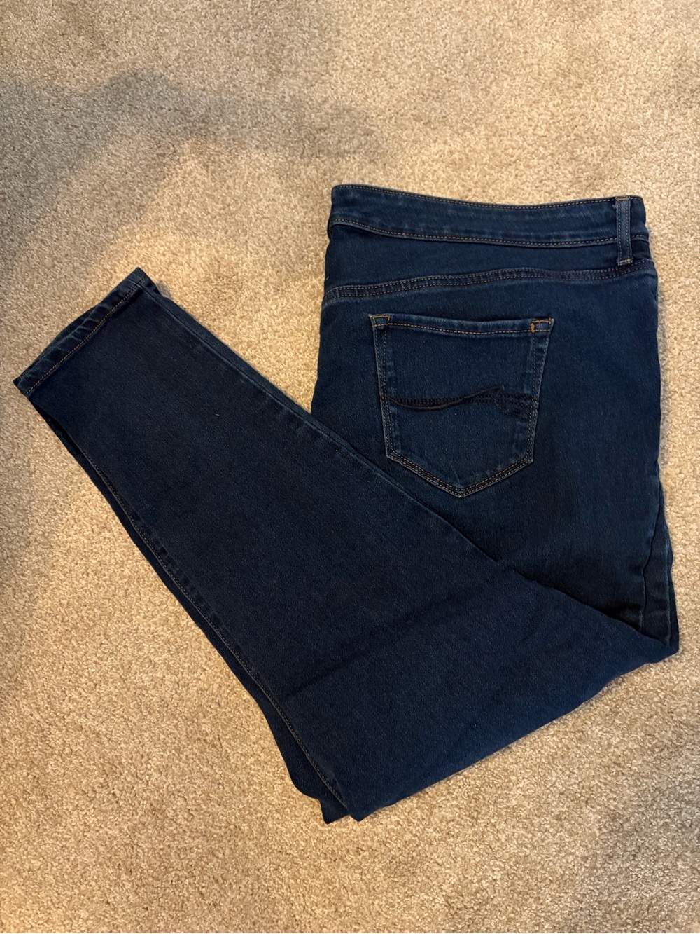 Gloria Vanderbilt Women's Deep Indigo Stretch Skinny Jeans